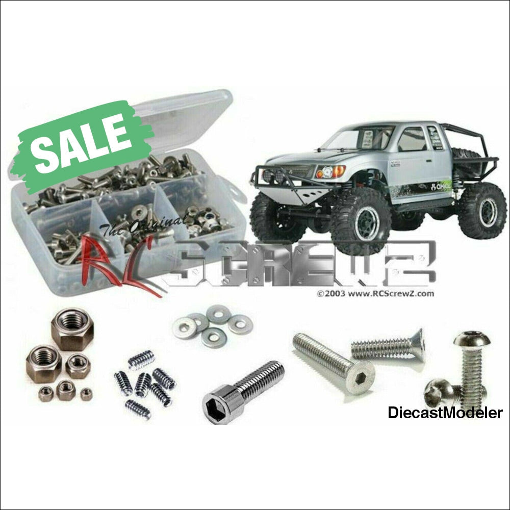 axi011 – Axial SCX10 Honcho RTR Stainless Steel Screw-DiecastModeler