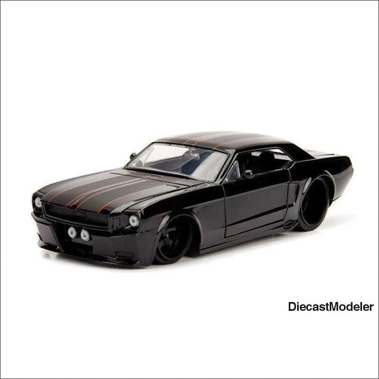 Big time muscle ford mustang gt hard top 1965 1:24 black