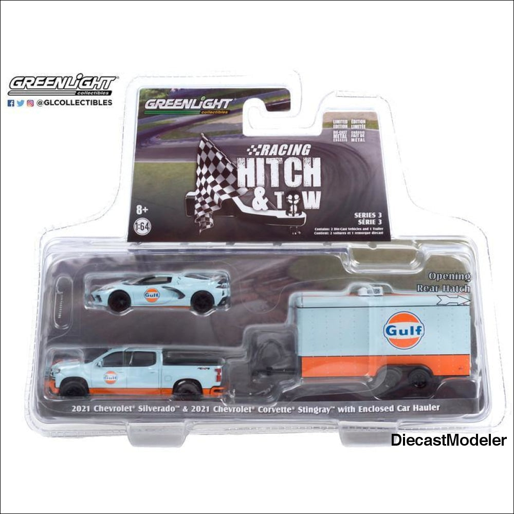 GL Hitch & Tow Series 3 - 1/64 Scale Diecast Trucks (CASE/6PCS)-DiecastModeler