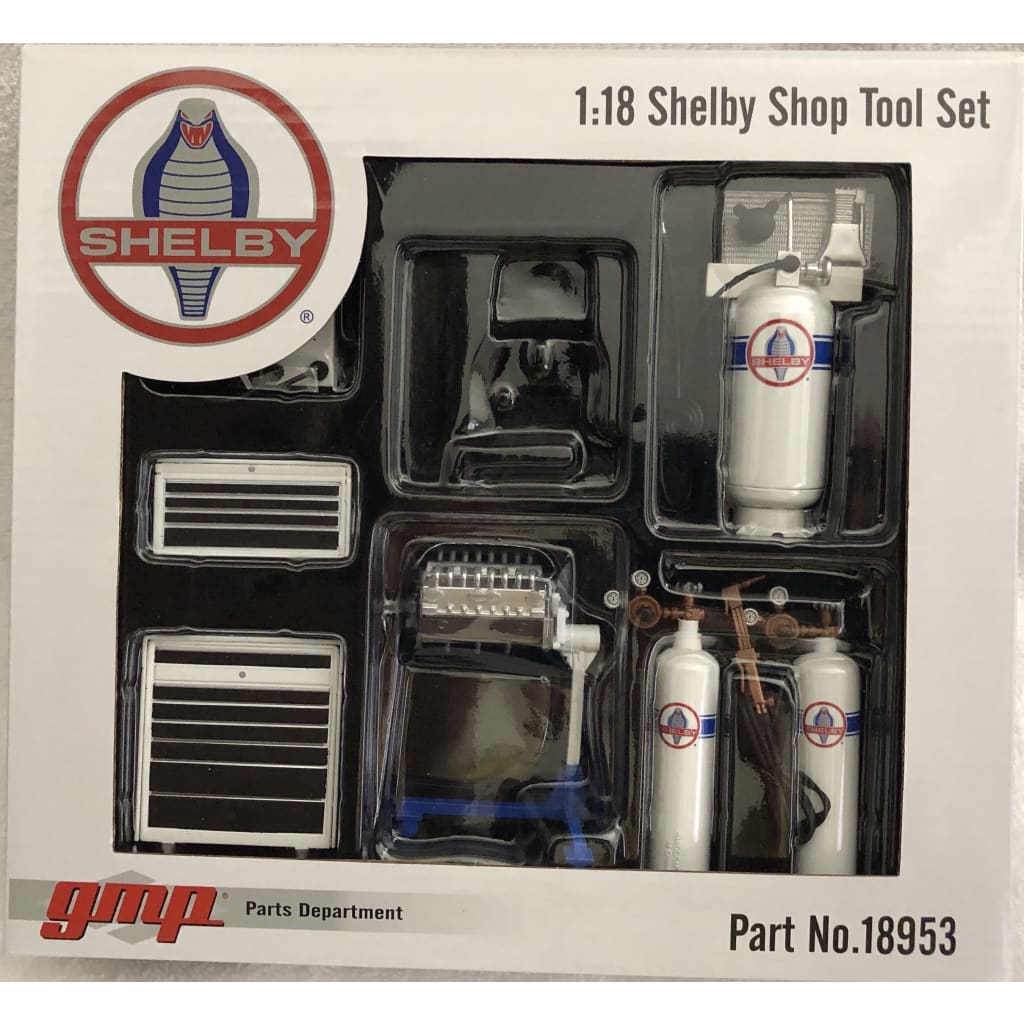 Gmp - 1:18 shelby shop tool set #1- 6 pc diecast & toy