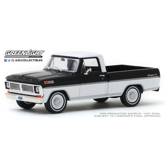 Greenlight - 1:43 scale 1970 ford f - 100 raven black