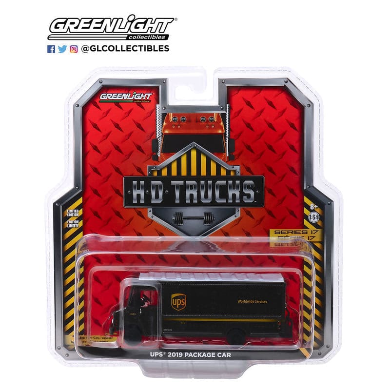 Greenlight hd truck series 17 - 1/64 scale ups 2019 package