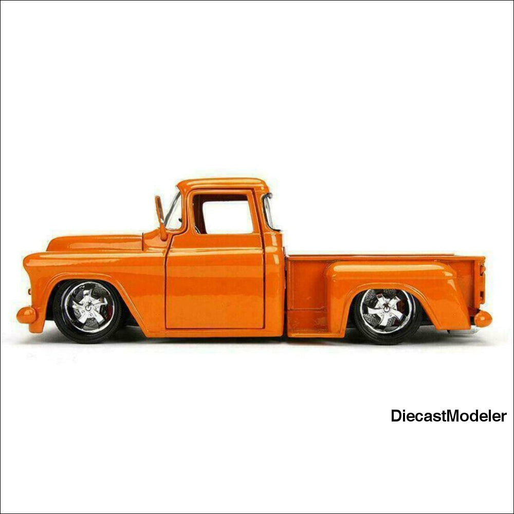 Jada Toys - Metals Die Cast Just Trucks Chevy Stepside Pickup (1955, 1/24 scale)-DiecastModeler