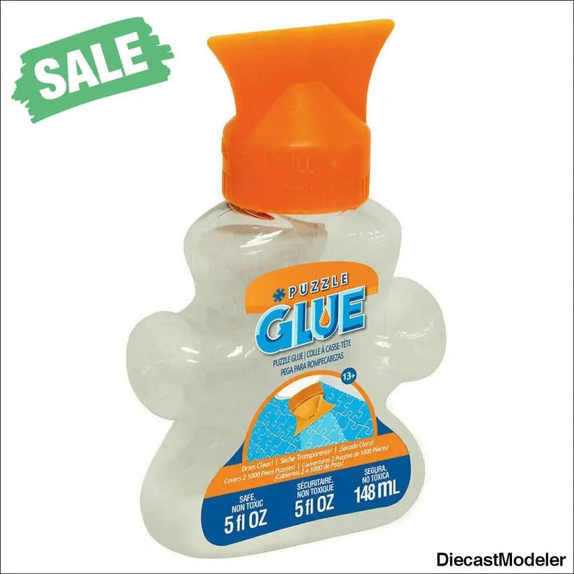  Masterpieces Puzzle Piece Shaped Glue Bottle w/Easy to Use Applicator 5-Ounce