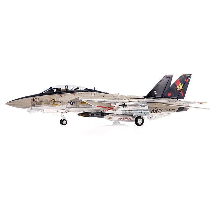  F-14B Tomcat - U.S. NAVY, VF-11 Red Rippers, "THANKS FOR THE RIDE", 2005 (1:72 Scale)