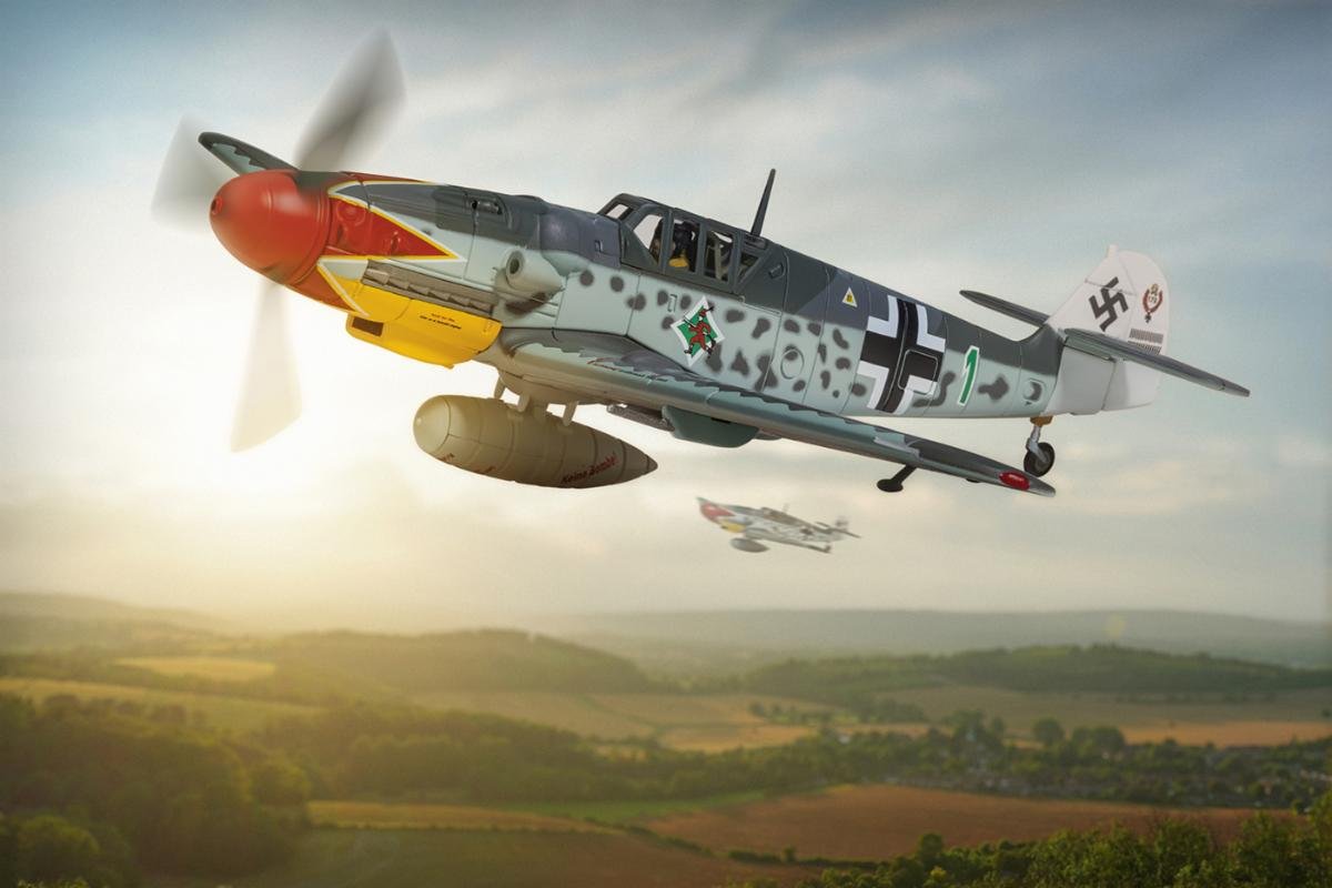Messerschmitt Bf109G-6 - Major Hermann Graf 1/72 Diecast Model by Corgi