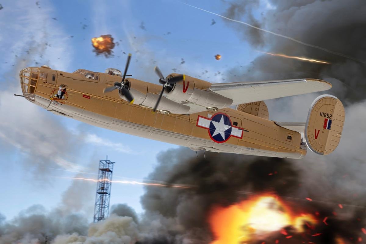 Consolidated B-24D Liberator - 41-11825 - 'Hail Columbia' - Col. John R. Kane