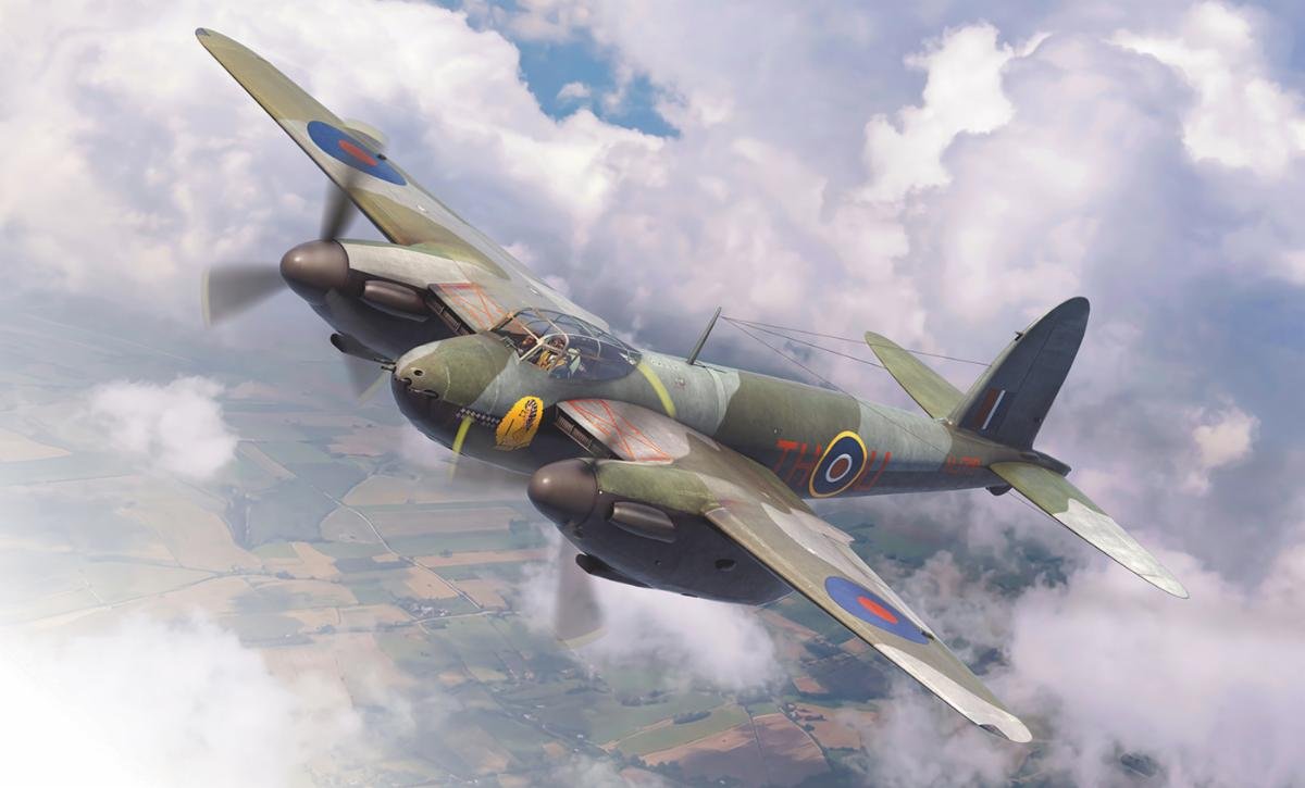 De Havilland Mosquito FB VI - RL249 / YP-E (G-FBVI) (The People's Mosquito) 1/48 Diecast Model by Corgi