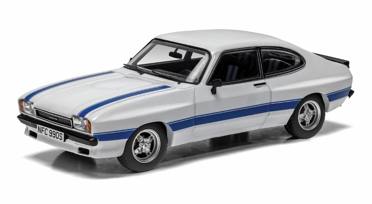 Ford Capri Mk2 3.0S X-Pack (Series X) - Diamond White 1/43 Diecast Model by Corgi