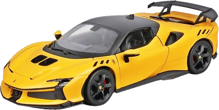 Ferrari SF90 XX Stradale yellow, 1:24 by Bburago