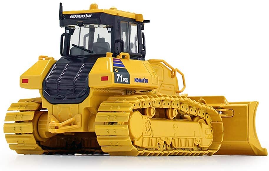 Komatsu D71PXi-24 Dozer with Drawbar 1/50 Diecast Model by First Gear view 3