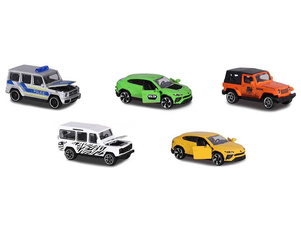 4x4 SUV Giftpack 5 piece Set 1/64 Diecast Model Cars by Majorette view 2