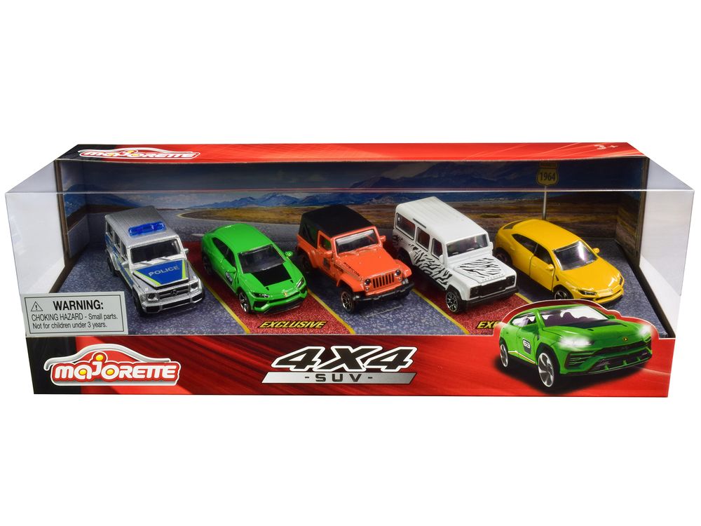 4x4 SUV Giftpack 5 piece Set 1/64 Diecast Model Cars by Majorette view 3