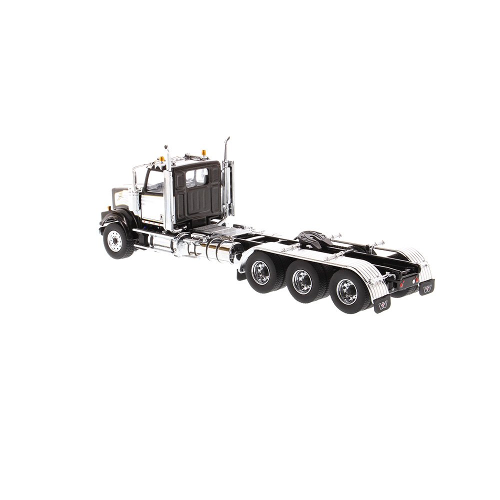 Western Star 4900 SF Tridem Day Cab Truck Tractor Black "Transport Series" 1/50 Diecast Model by Diecast Masters view 3