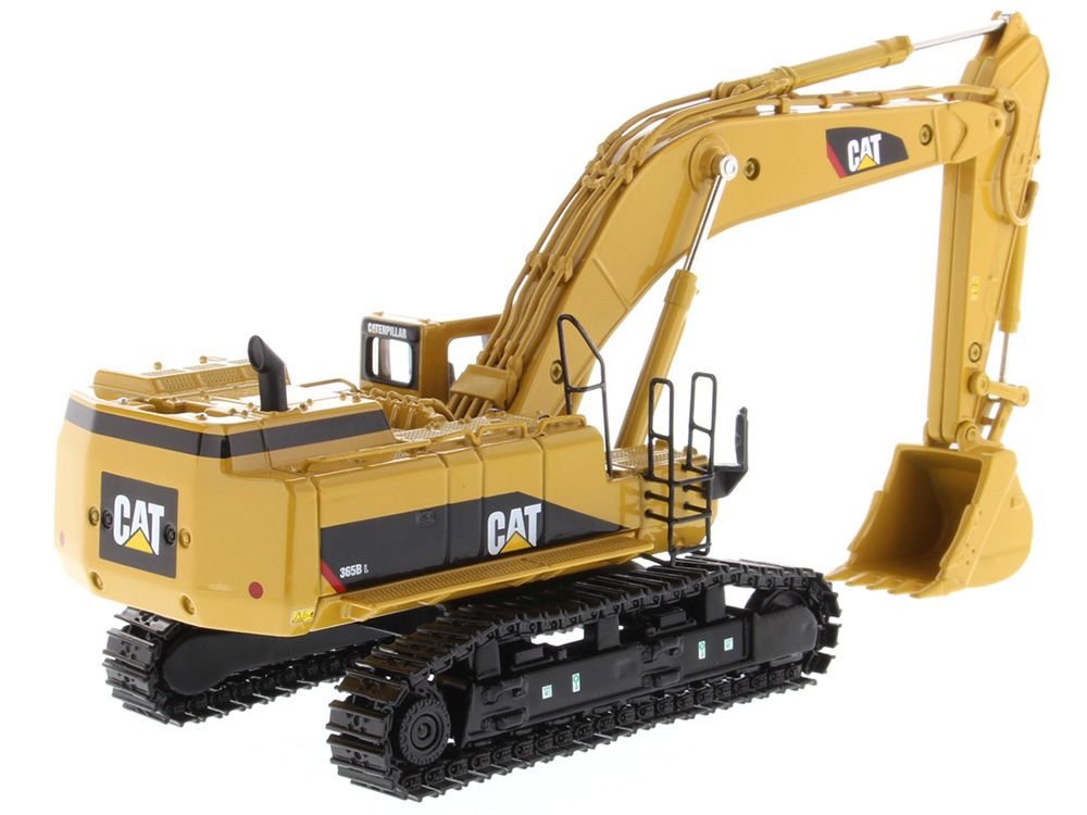 CAT Caterpillar 365B L Series II Hydraulic Excavator with Two Figurines "Core Classics Series" 1/50 Diecast Model by Diecast Masters view 2