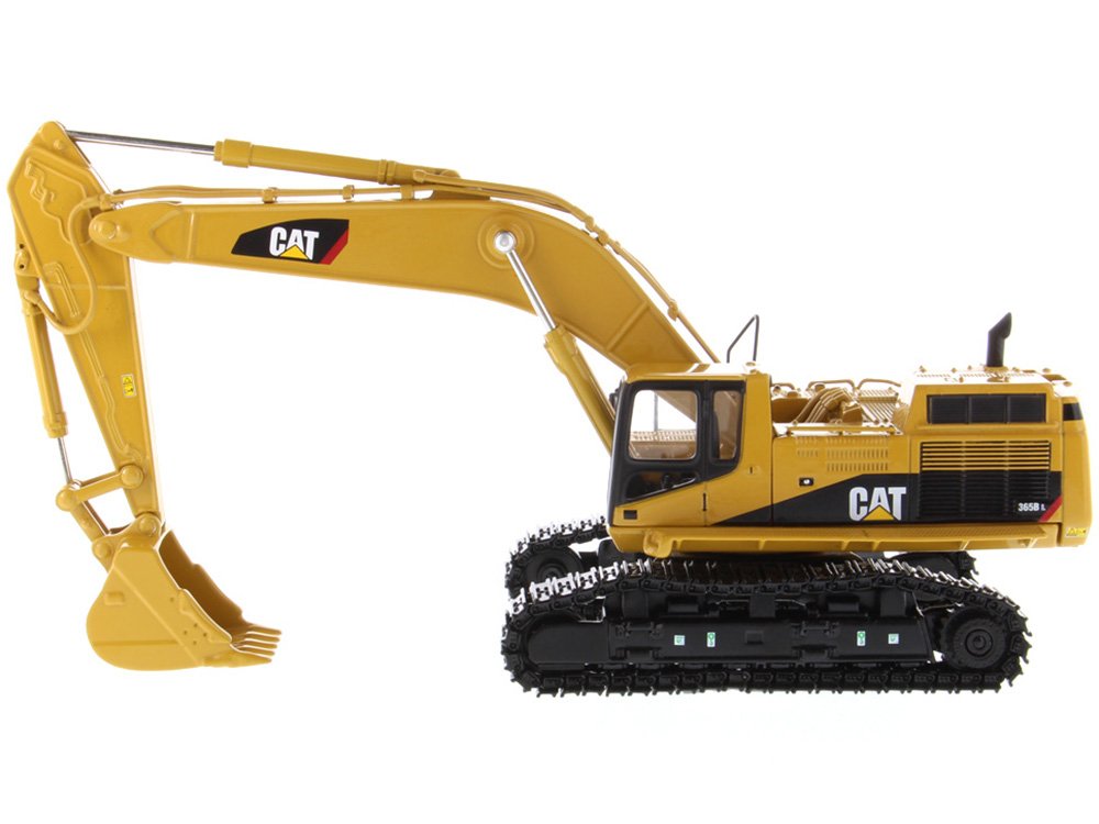 CAT Caterpillar 365B L Series II Hydraulic Excavator with Two Figurines "Core Classics Series" 1/50 Diecast Model by Diecast Masters view 3