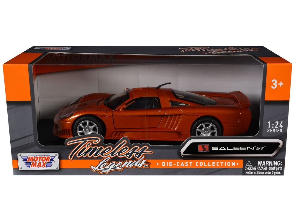 Saleen S7 Copper 1/24 Diecast Model Car by Motormax view 3