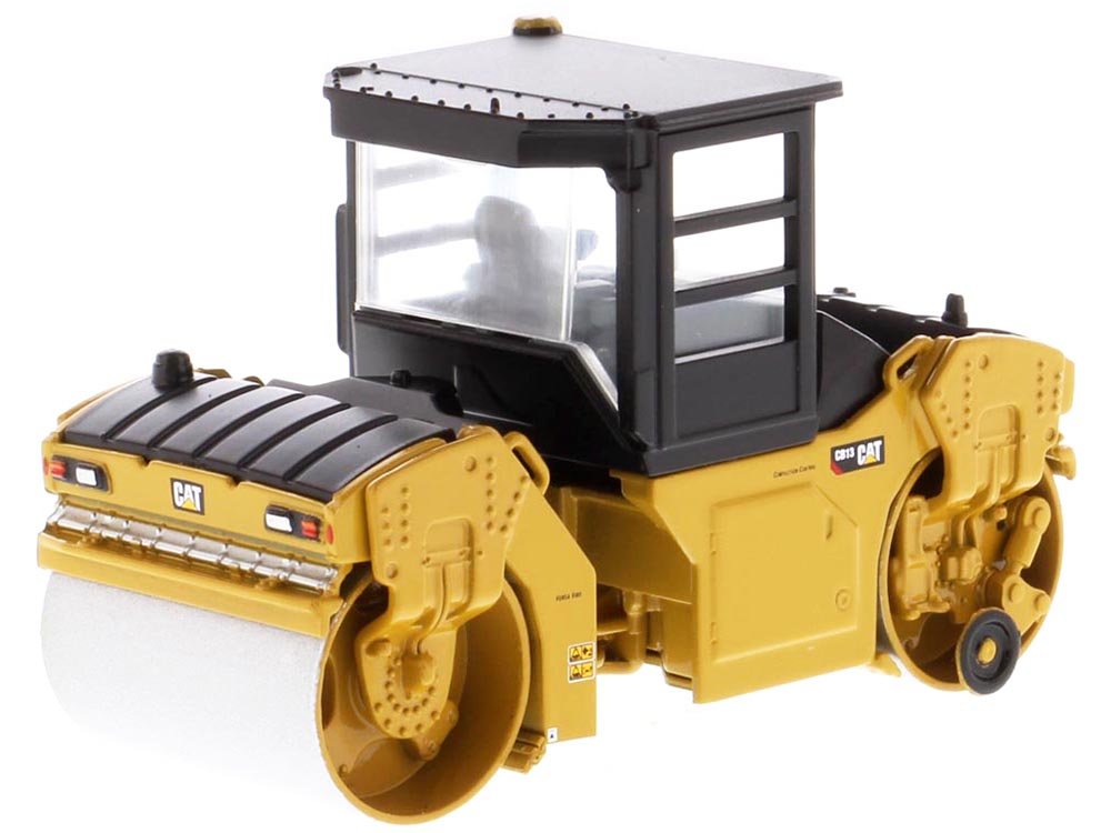 CAT Caterpillar CB-13 Tandem Vibratory Roller with Cab "Play & Collect!" Series 1/64 Diecast Model by Diecast Masters view 4