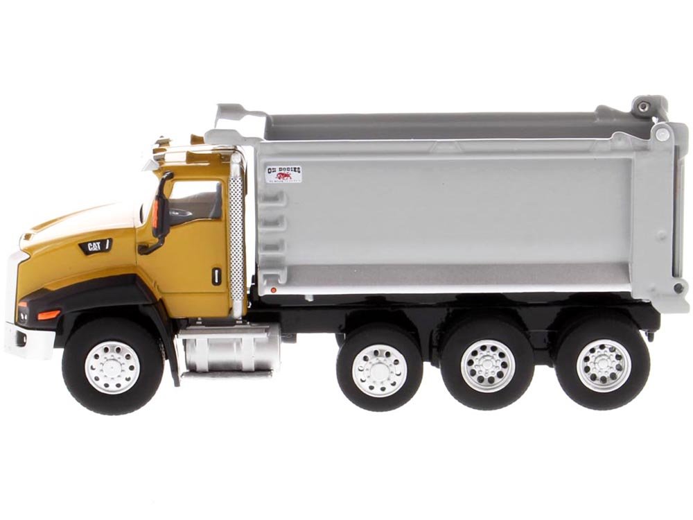 CAT Caterpillar CT660 Day Cab Tractor with OX Stampede Dump Truck "Play & Collect!" Series 1/64 Diecast Model by Diecast Masters view 2
