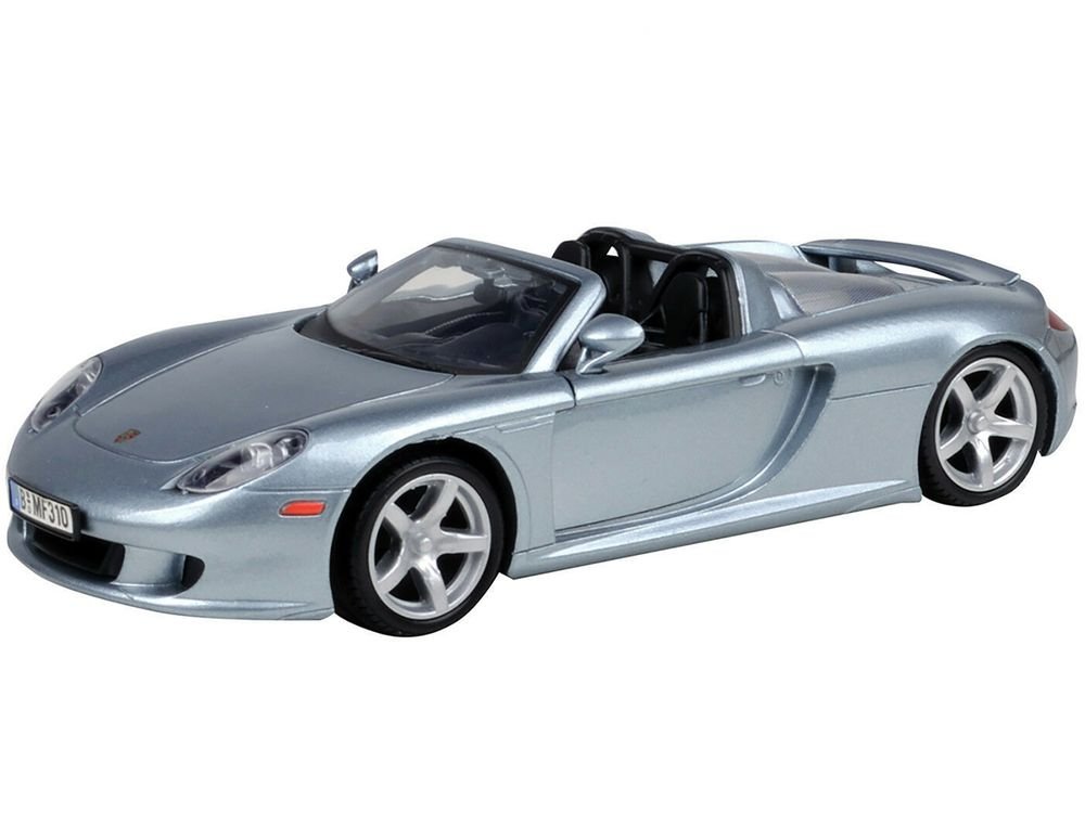 Porsche Carrera GT Gray 1/24 Diecast Model Car by Motormax view 2