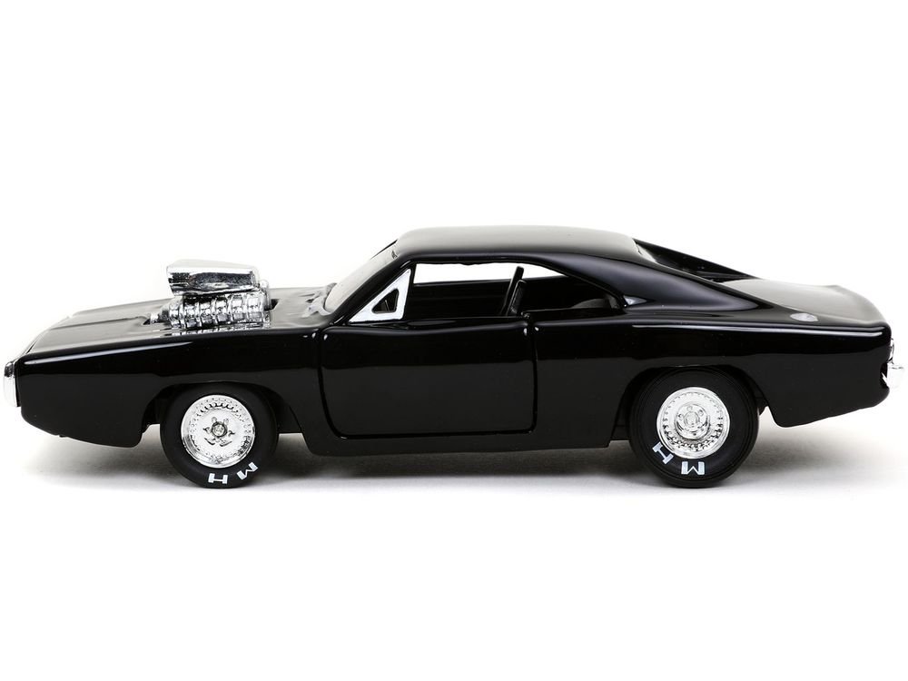 Dom's 1970 Dodge Charger 500 Black "Fast & Furious 9 F9" (2021) Movie 1/32 Diecast Model Car by Jada view 3