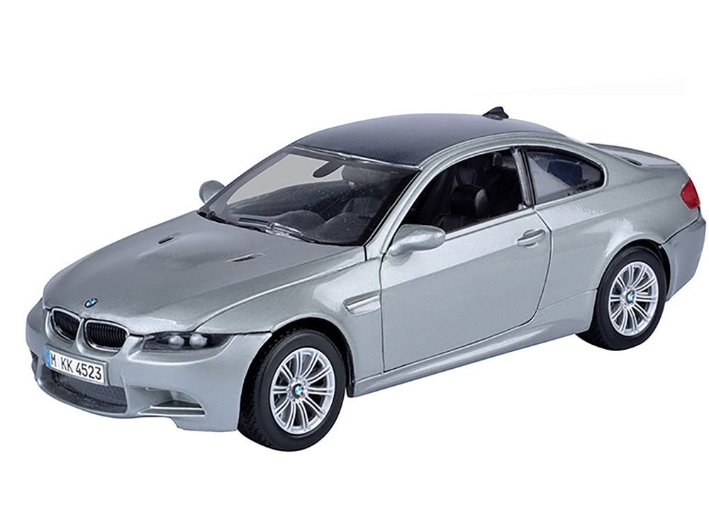 BMW M3 Coupe Gray Metallic 1/24 Diecast Model Car by Motormax view 2