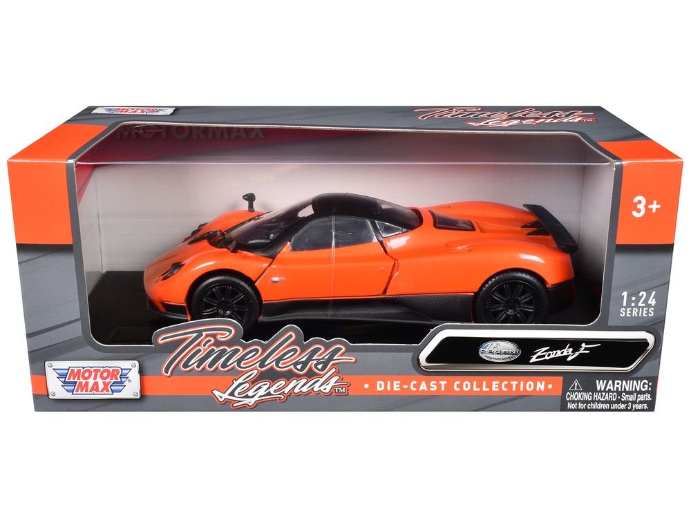 Pagani Zonda F Orange 1/24 Diecast Car Model by Motormax