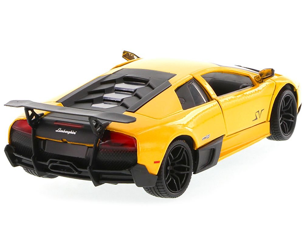 Lamborghini Murcielago LP 670 4 SV Yellow 1/24 Diecast Model Car by Motormax view 3