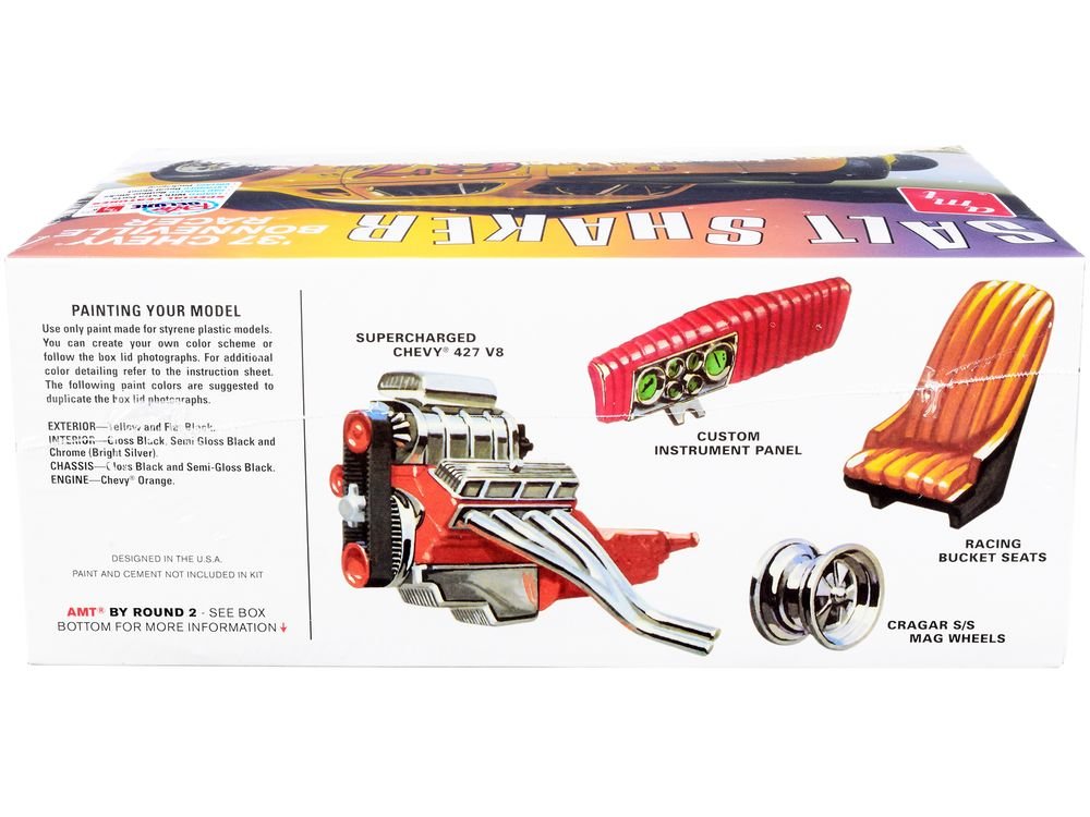 Skill 2 Model Kit 1937 Chevrolet Bonneville Racer "Salt Shaker" 1/25 Scale Model by AMT view 2