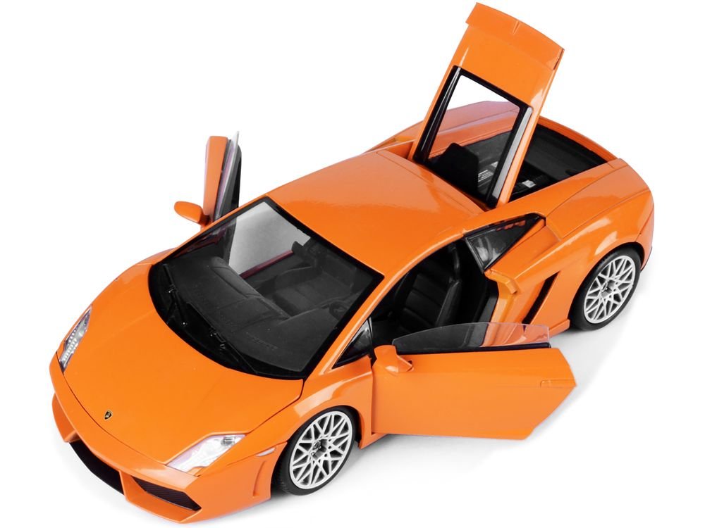 Lamborghini LP 560-4 Orange 1/18 Diecast Car Model by Motormax view 3