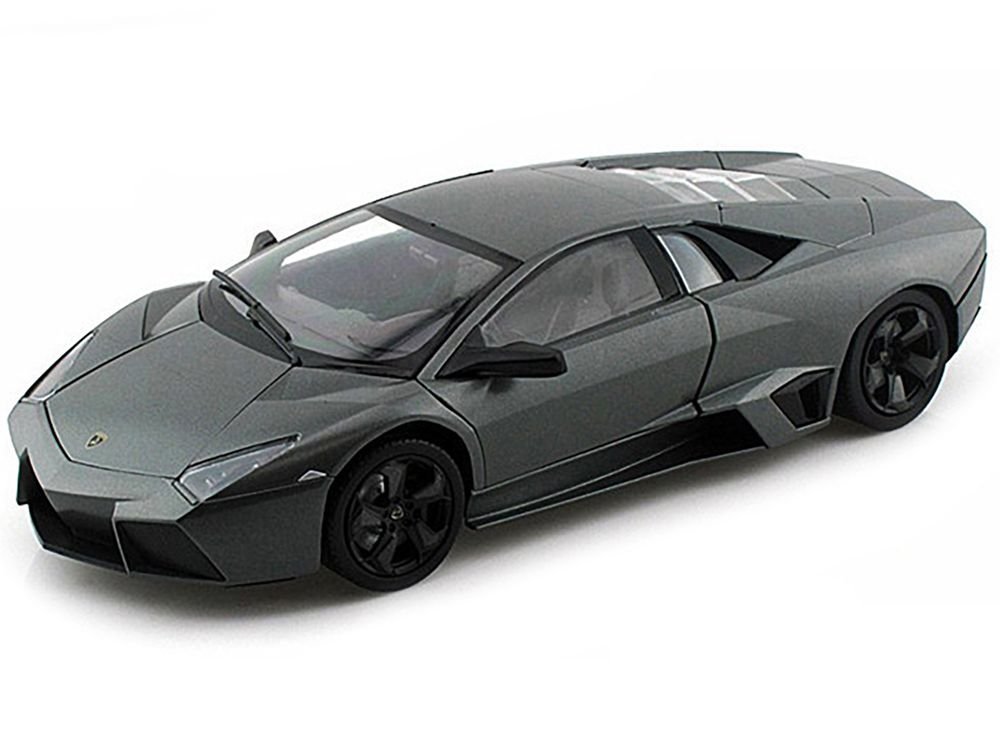 Lamborghini Reventon Gray Metallic 1/18 Diecast Model Car by Motormax view 2