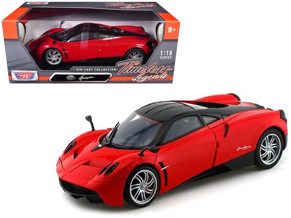 Pagani Huayra Red 1/18 Diecast Car Model by Motormax