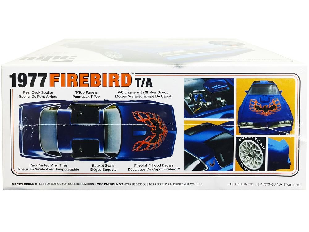 Skill 2 Model Kit 1977 Pontiac Firebird T/A Trans Am 1/25 Scale Model by MPC view 2