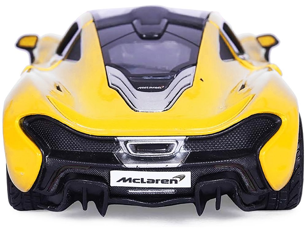 McLaren P1 Yellow 1/24 Diecast Model Car by Motormax view 3