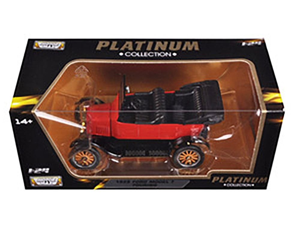 1925 Ford Model T Touring Red 1/24 Diecast Model Car by Motormax view 3