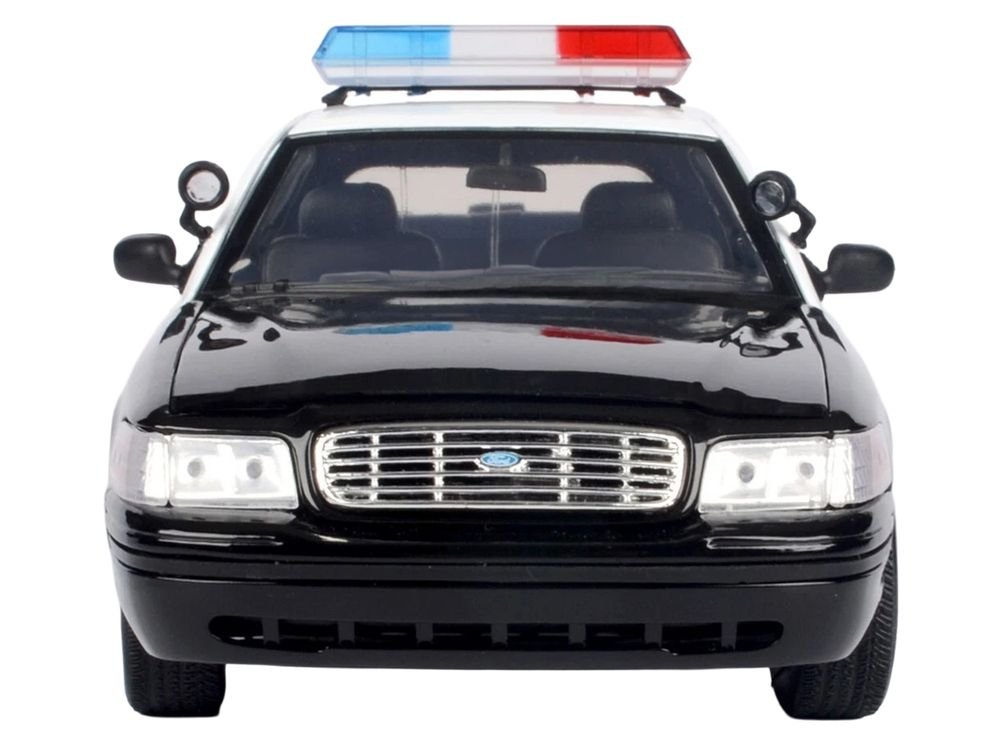 2001 Ford Crown Victoria Los Angeles Police Department LAPD Car 1/18 Diecast Car Model by Motormax view 2