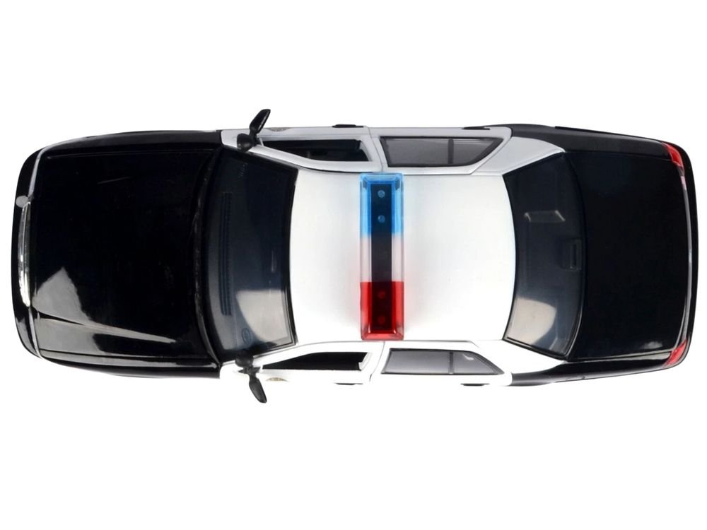 2001 Ford Crown Victoria Los Angeles Police Department LAPD Car 1/18 Diecast Car Model by Motormax view 4