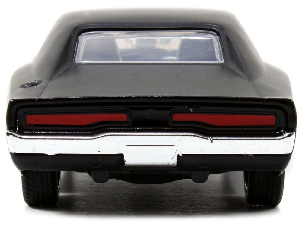 Dom's Dodge Charger R/T Matt Black "Fast & Furious" Movie 1/32 Diecast Model Car by Jada view 4
