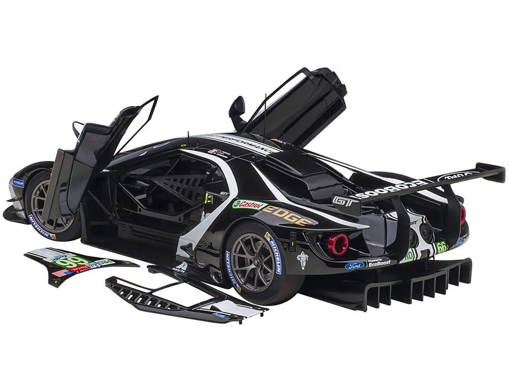 Ford GT #66 Stefan Mucke - Olivier Pla - Billy Johnson 24H of Le Mans (2019) 1/18 Model Car by Autoart view 2