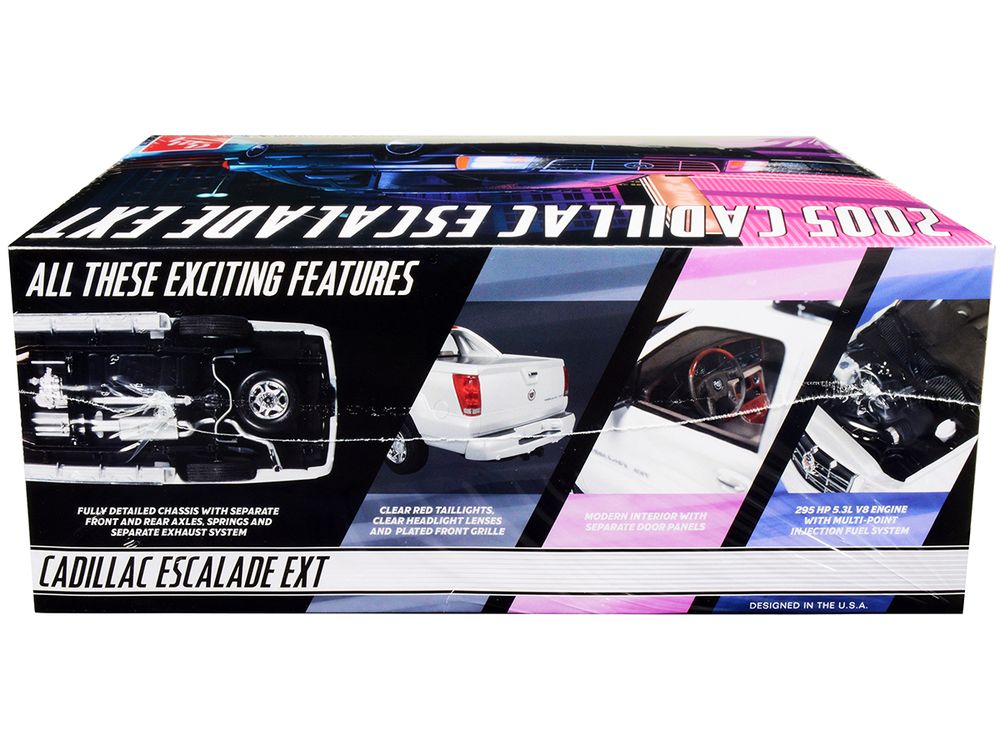 Skill 2 Model Kit 2005 Cadillac Escalade EXT 1/25 Scale Model by AMT view 2