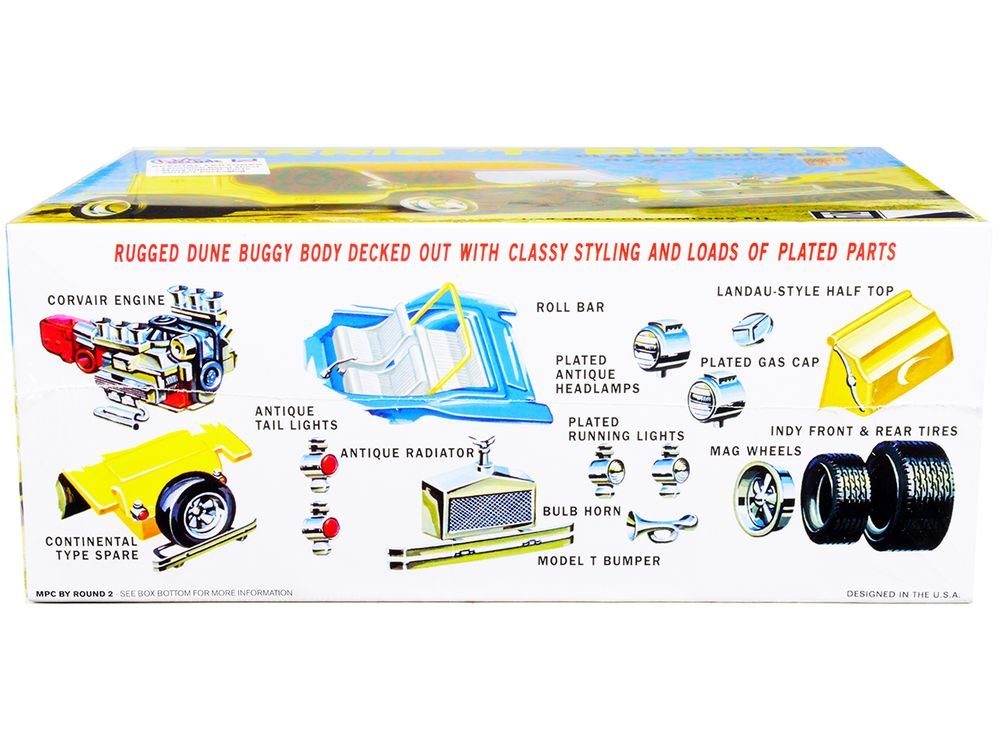 Skill 2 Model Kit George Barris "T" Classic Dune Buggy 3-in-1 Kit 1/25 Scale Model by MPC view 2