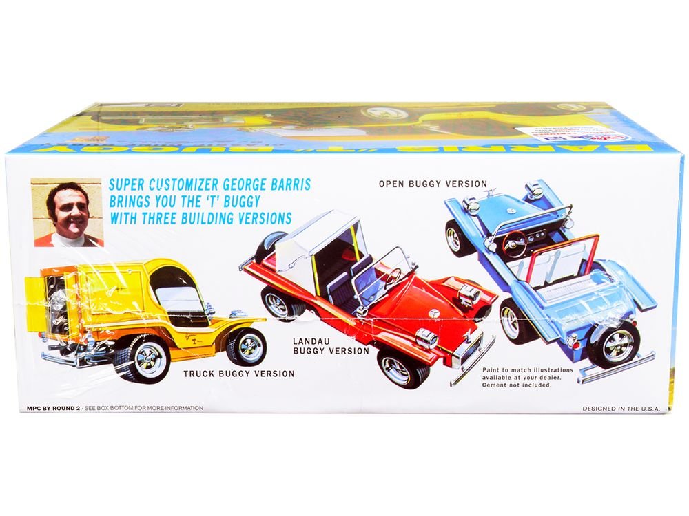 Skill 2 Model Kit George Barris "T" Classic Dune Buggy 3-in-1 Kit 1/25 Scale Model by MPC view 3