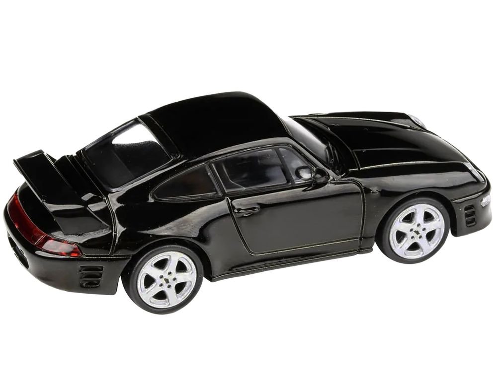 1995 RUF CTR2 Black 1/64 Diecast Model Car by Paragon view 2