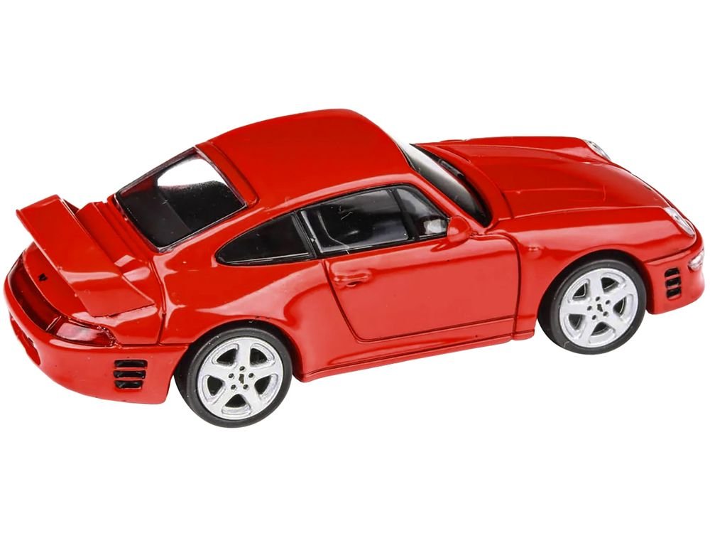 1995 RUF CTR2 Guards Red 1/64 Diecast Model Car by Paragon view 2