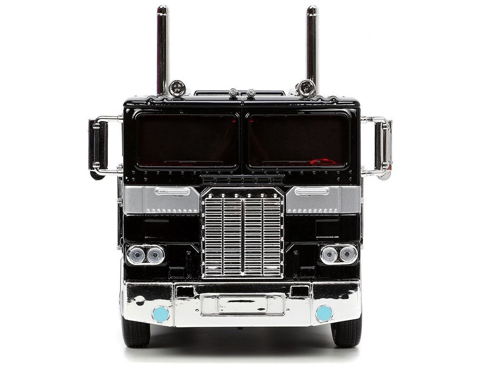 Decepticon Nemesis Prime with Robot on Chassis "Transformers" TV Series "Hollywood Rides" Series 1/24 Diecast Model by Jada view 4