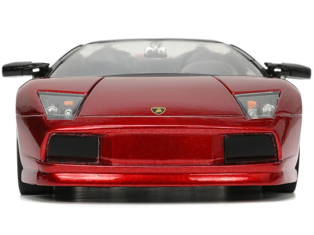 Lamborghini Murcielago Roadster Red Metallic "Hyper-Spec" Series 1/24 Diecast Model Car by Jada view 4