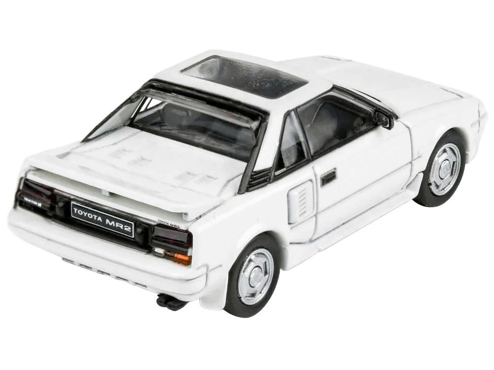 1985 Toyota MR2 MK1 Super White with Sunroof 1/64 Diecast Model Car by Paragon Models view 3