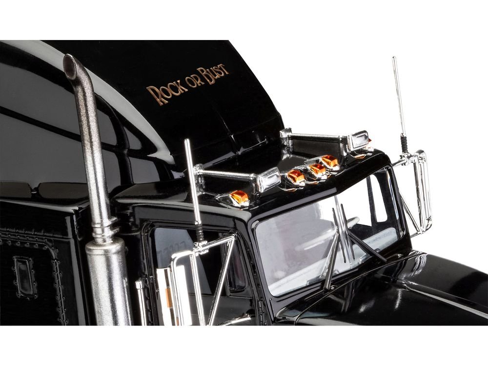 Level 3 Model Kit Kenworth Tour Truck "AC/DC Rock or Bust" 1/32 Scale Model by Revell view 3