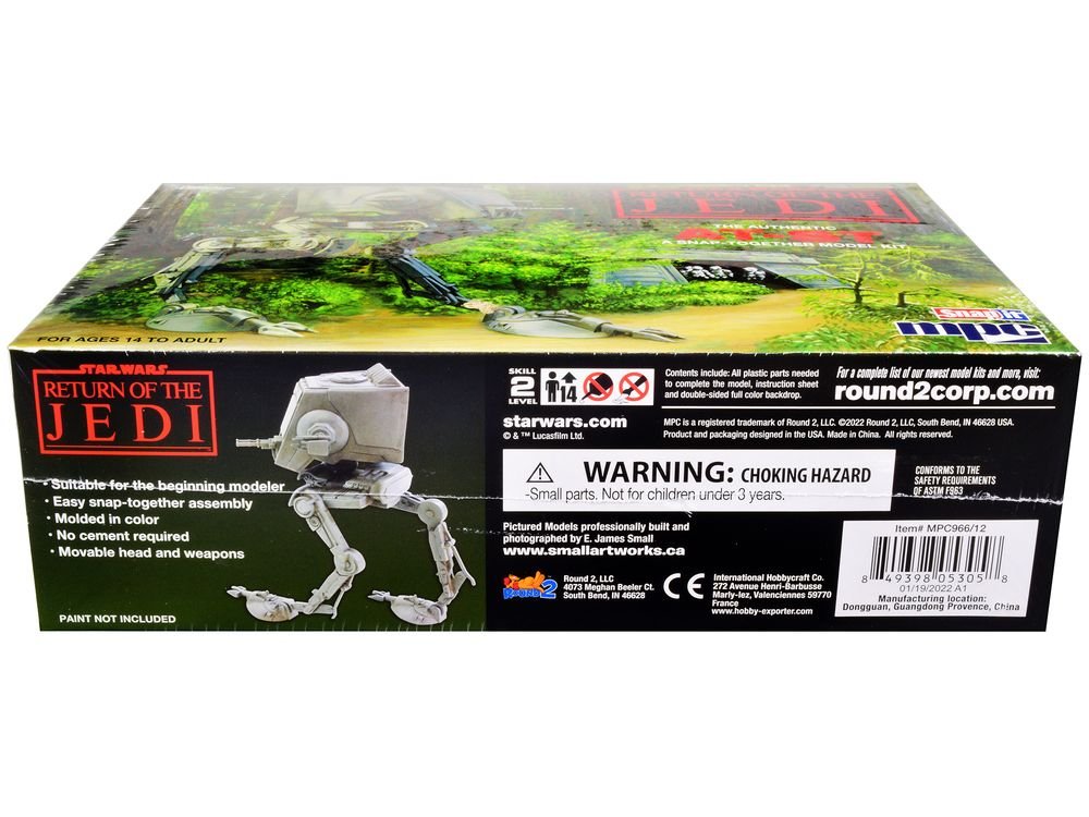 Skill 2 Snap Model Kit AT-ST "Star Wars: Return of the Jedi" Movie Scale Model by MPC view 3