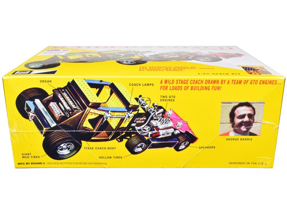 Skill 2 Model Kit George Barris' Super Wild Raiders' Coach 1/25 Scale Model by MPC view 3